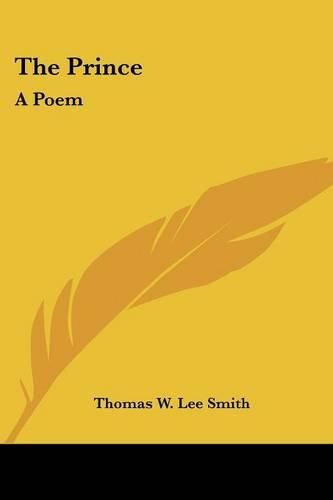 Cover image for The Prince: A Poem