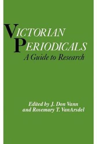 Cover image for Victorian Periodicals, Volume 2: A Guide to Research
