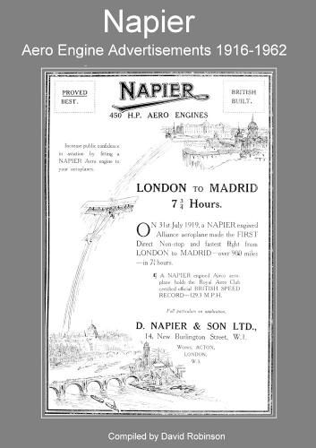Napier Aero Engine Advertisements 1916-1962