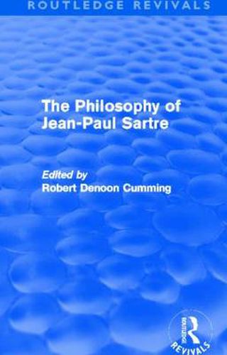 Cover image for The Philosophy of Jean-Paul Sartre (Routledge Revivals)