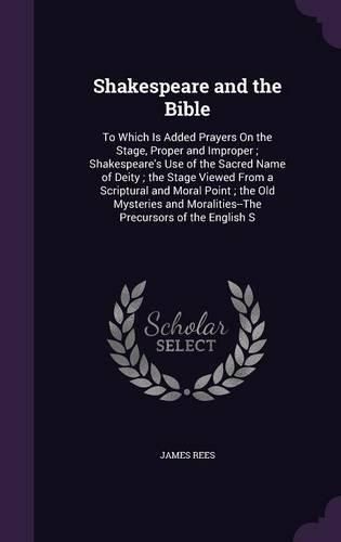 Cover image for Shakespeare and the Bible