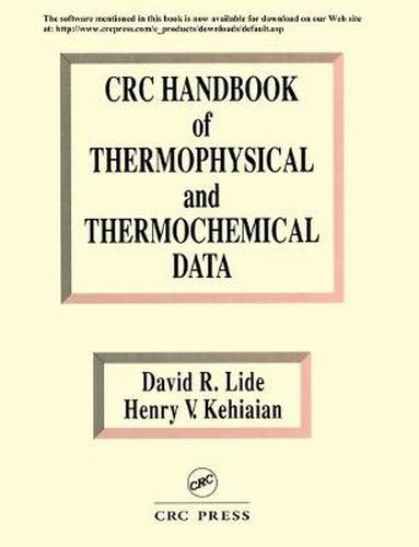 Cover image for CRC HANDBOOK of THERMOPHYSICAL and THERMOCHEMICAL DATA