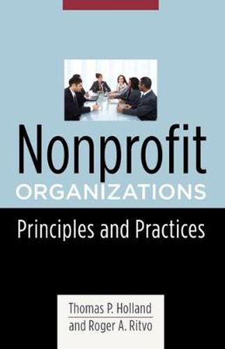 Cover image for Nonprofit Organizations: Principles and Practices