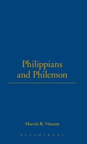 Cover image for Philippians and Philemon