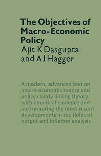 Cover image for The Objectives of Macro-Economic Policy