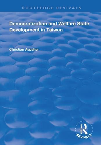 Cover image for Democratization and Welfare State Development in Taiwan