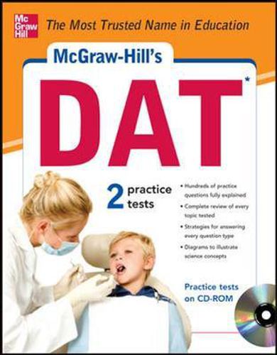 Cover image for McGraw-Hill's DAT with CD-ROM