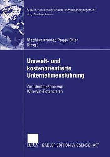 Cover image for Umwelt- und Kostenorientierte Unternehmensfuhrung