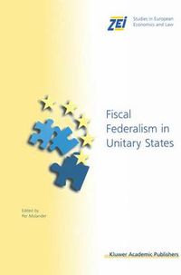 Cover image for Fiscal Federalism in Unitary States