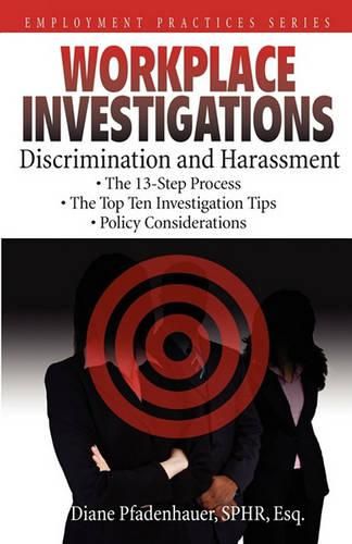 Cover image for Workplace Investigations: Discrimination and Harassment