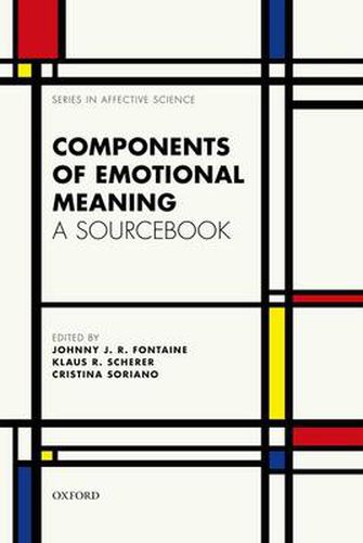 Cover image for Components of emotional meaning: A sourcebook