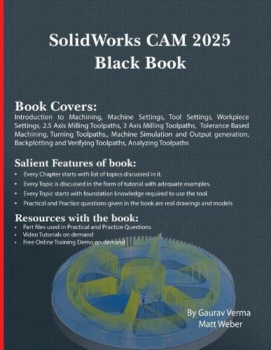 Cover image for SolidWorks CAM 2025 Black Book