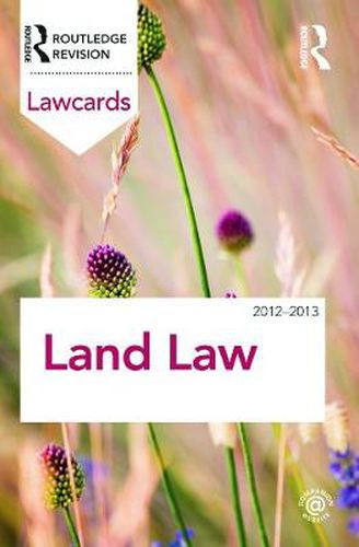 Cover image for Land Law Lawcards 2012-2013