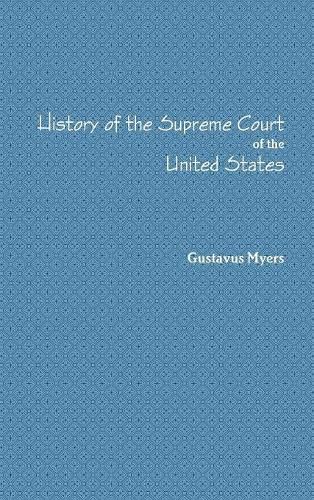 Cover image for History of the Supreme Court Volume I.