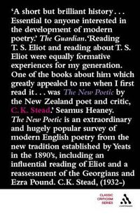 Cover image for The New Poetic: Yeats to Eliot
