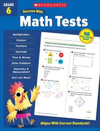 Cover image for Scholastic Success with Math Tests Grade 6