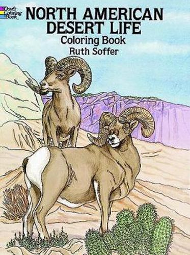 Cover image for North American Desert Life Coloring Book