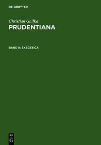 Cover image for Prudentiana 2000-2001: Exegetica