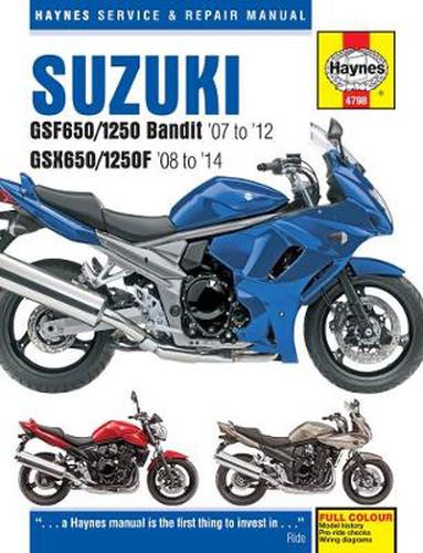 Cover image for Suzuki GSF650/1250 Bandit & GSX650/1250F (07 - 14)