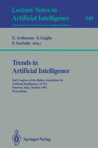 Cover image for Trends in Artificial Intelligence: 2nd Congress of the Italian Association for Artificial Intelligence, AI*IA, Palermo, Italy, October, 29-31, 1991. Proceedings