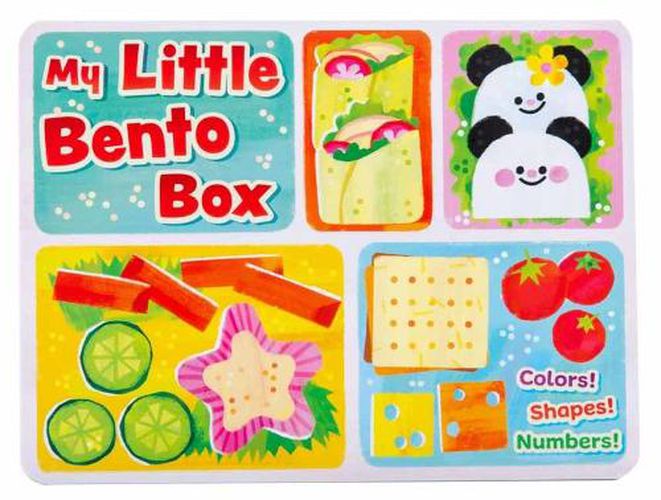 Cover image for My Little Bento Box: Colors, Shapes, Numbers: (Counting Books for Kids, Colors Books for Kids, Educational Board Books, Pop Culture Books for Kids)