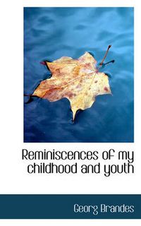 Cover image for Reminiscences of My Childhood and Youth