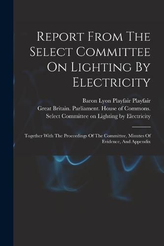 Cover image for Report From The Select Committee On Lighting By Electricity