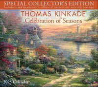 Cover image for Thomas Kinkade Special Collector's Edition 2025 Deluxe Wall Calendar with Print