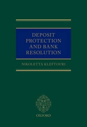 Cover image for Deposit Protection and Bank Resolution