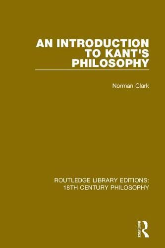 Cover image for An Introduction to Kant's Philosophy