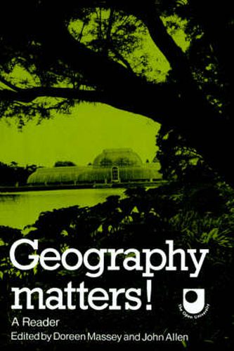 Cover image for Geography Matters!: A Reader