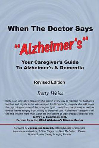 Cover image for When the Doctor Says, Alzheimer's