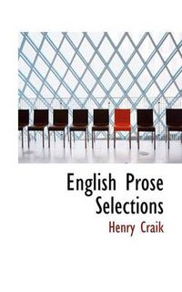 Cover image for English Prose Selections