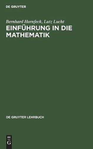 Cover image for Einfuhrung in die Mathematik