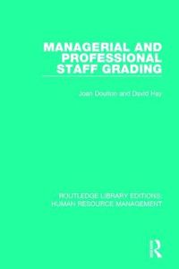 Cover image for Managerial and Professional Staff Grading