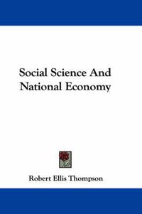 Cover image for Social Science and National Economy