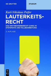 Cover image for Lauterkeitsrecht