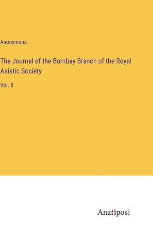 Cover image for The Journal of the Bombay Branch of the Royal Asiatic Society