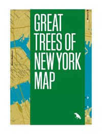 Cover image for Great Trees Of New York Map