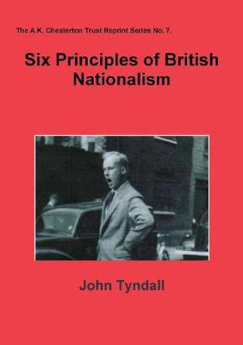 Cover image for Six Principles of British Nationalism