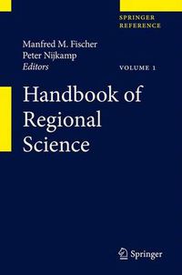 Cover image for Handbook of Regional Science