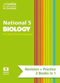 Cover image for National 5 Biology: Preparation and Support for Sqa Exams