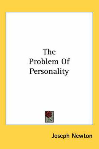 Cover image for The Problem of Personality