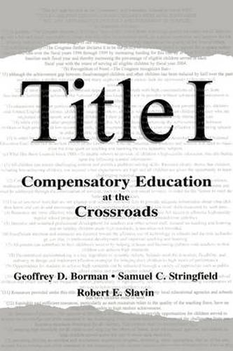 Title I: Compensatory Education at the Crossroads