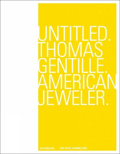 Cover image for Untitled. Thomas Gentille. American Jeweler.