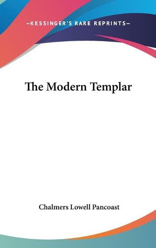 Cover image for The Modern Templar