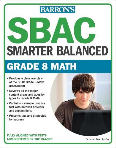 Cover image for SBAC Grade 8 Math: Smarter Balanced