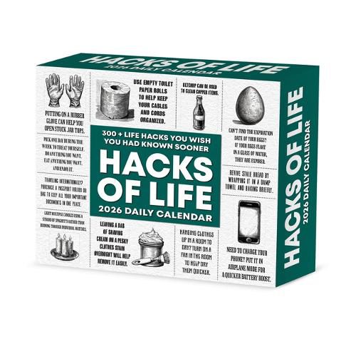 Cover image for Hacks of Life 2026 5.4 X 6.2 Box Calendar