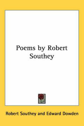 Cover image for Poems by Robert Southey