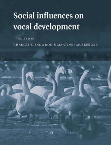 Cover image for Social Influences on Vocal Development